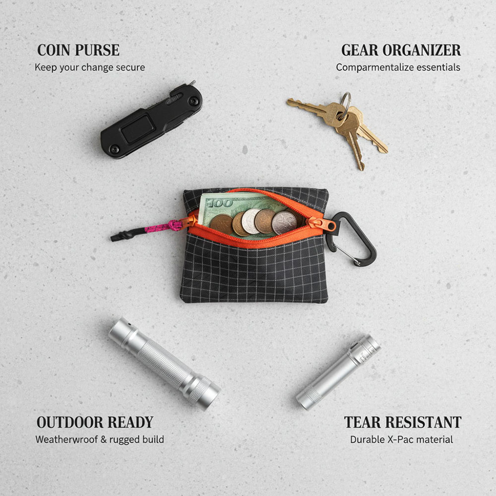 Edc Carry Pack - Outdoor UHMWPE Storage Bag Trail Coin