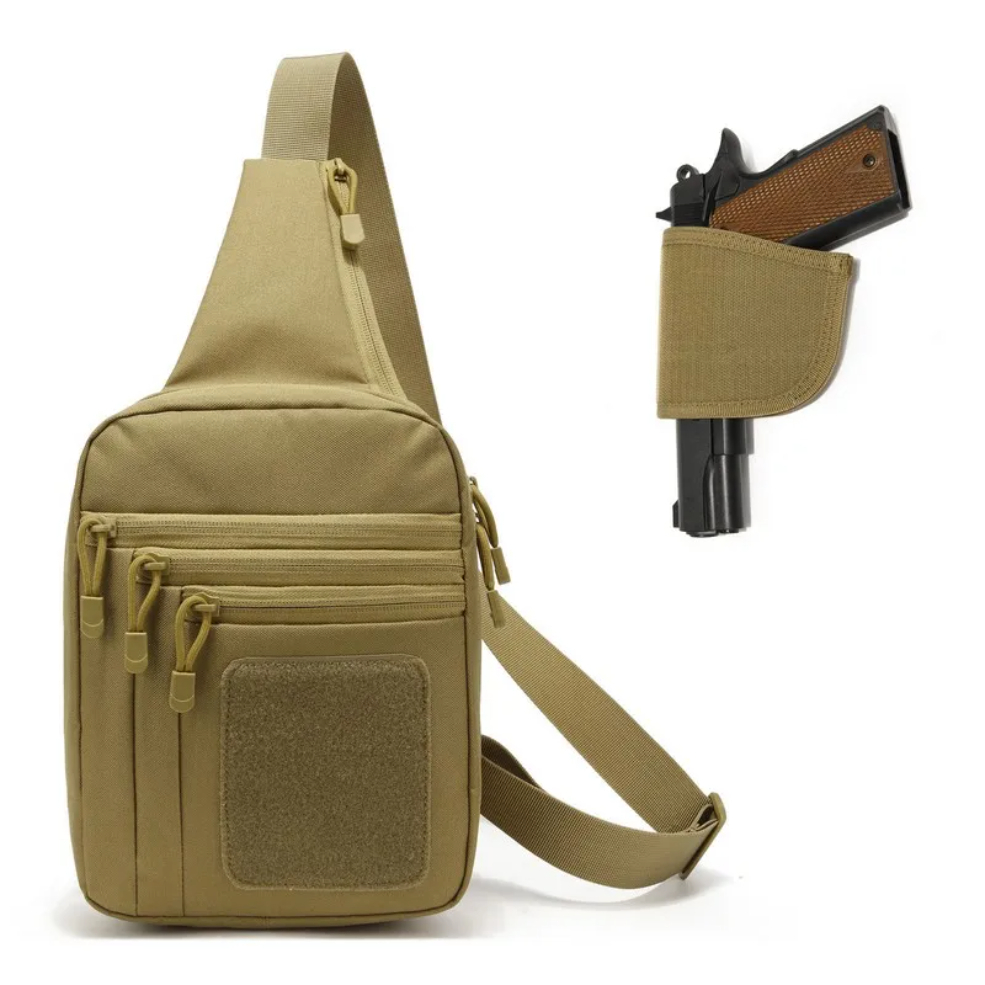 Edc Carry Bag For Men - New Tactical Chest Bag Pistol Holster