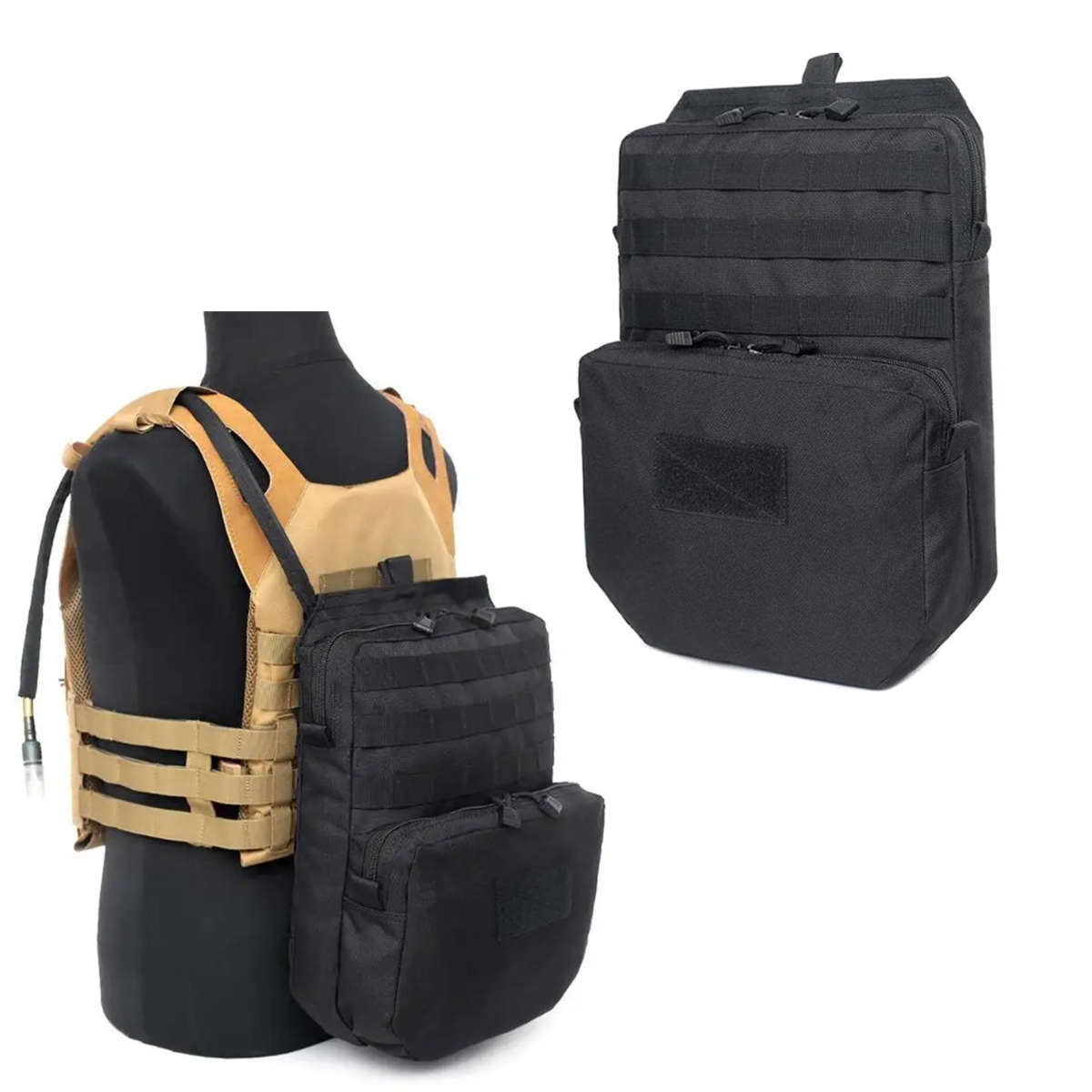 Edc Carry Pack - Outdoor Molle Bag Camping Hydration Backpack