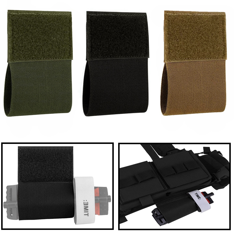 Edc Carry Belt - 2pcs Elastic Tourniquet Holder with Hook