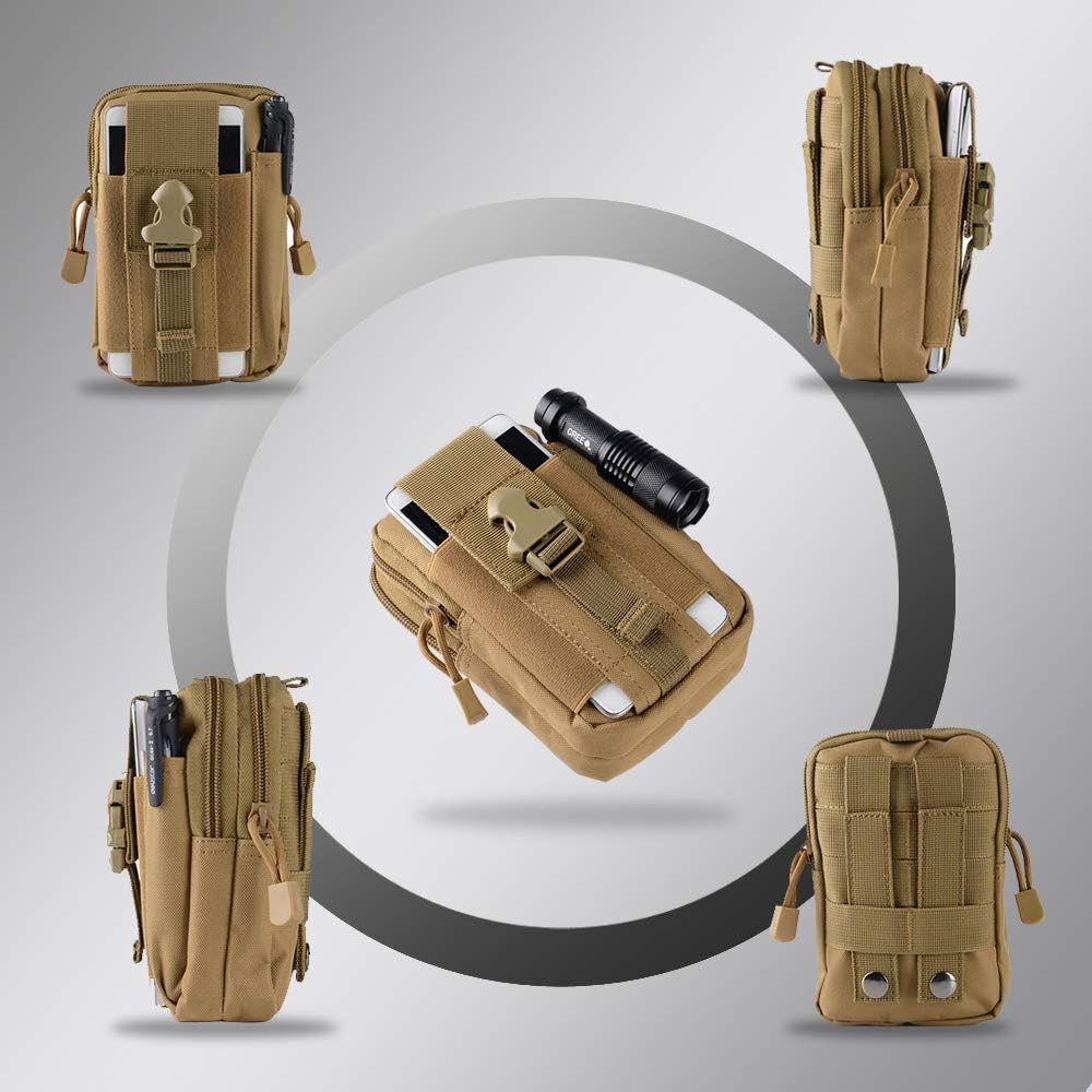 Tactical Molle Belt Pouch Mili - Edc Carry Belt 评论和价格