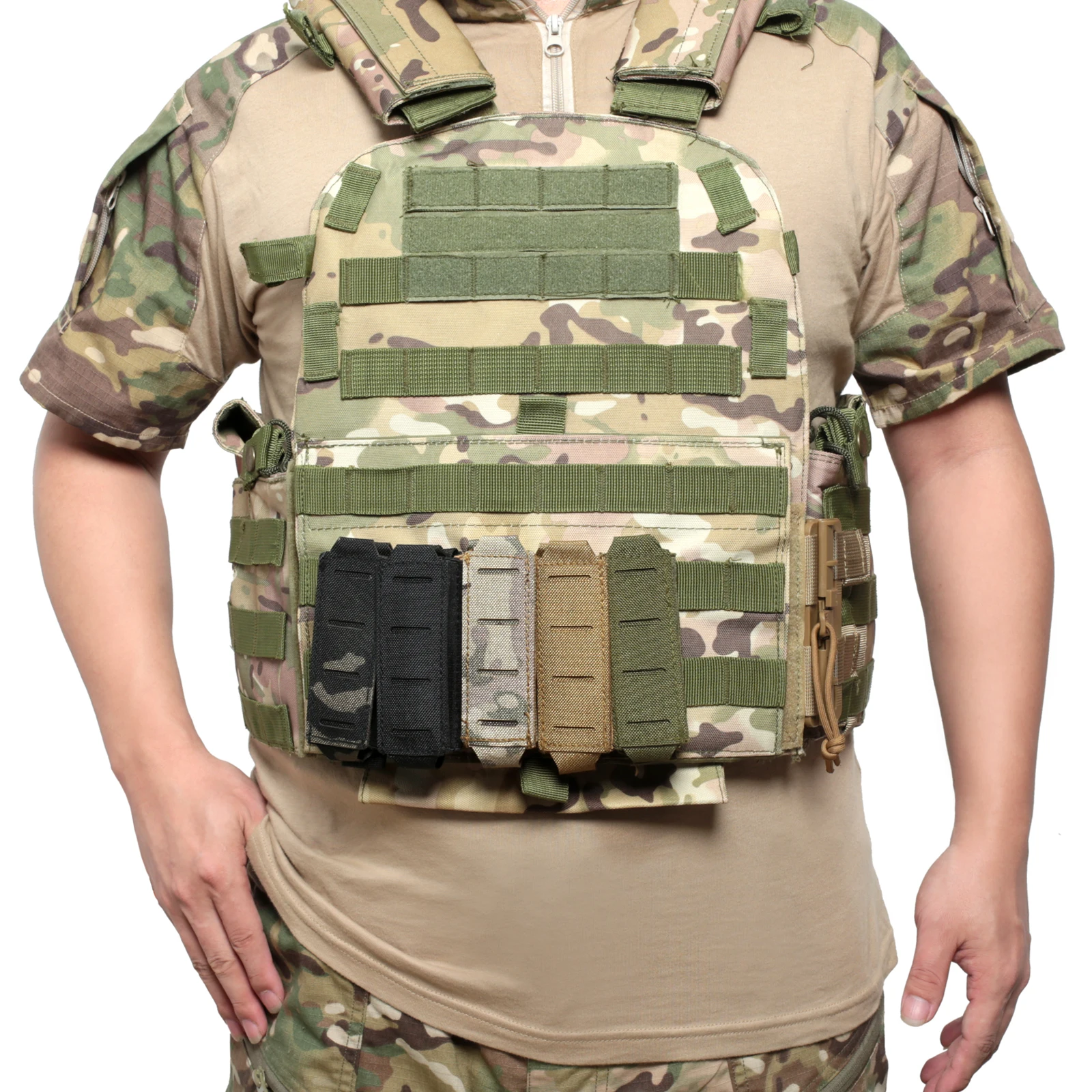 Molle 9mm Magazine Pouch Singl - Edc Carry Holster 评论和价格