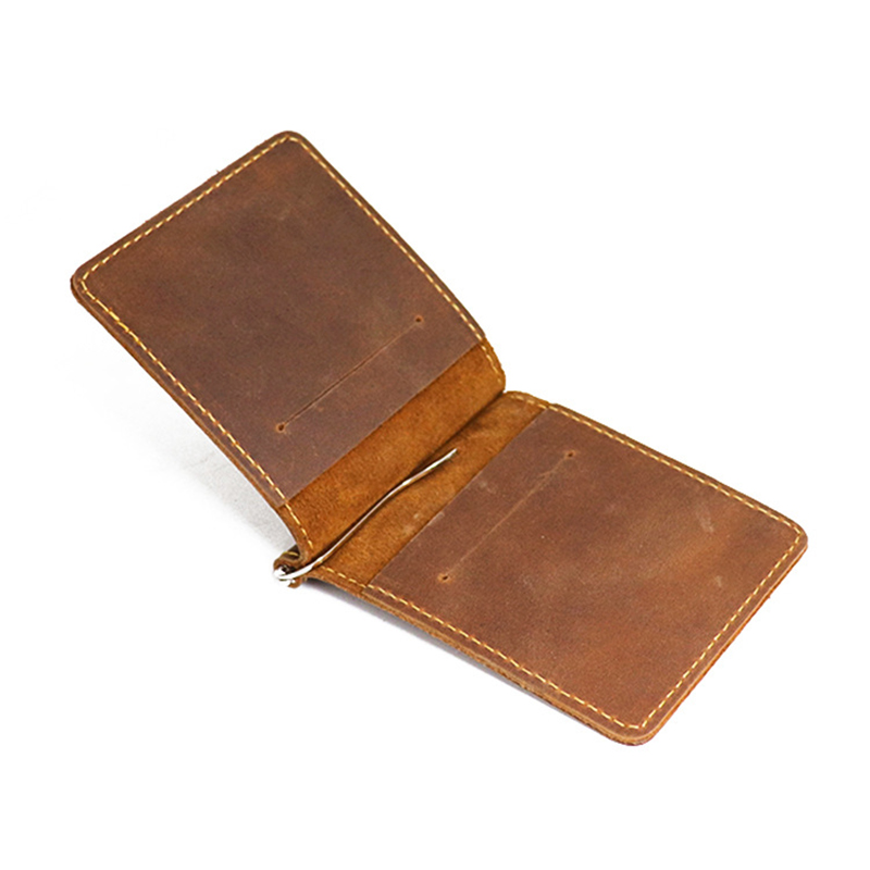 Handmade Genuine Leather Money - Money Clip Magnetic 评论和价格