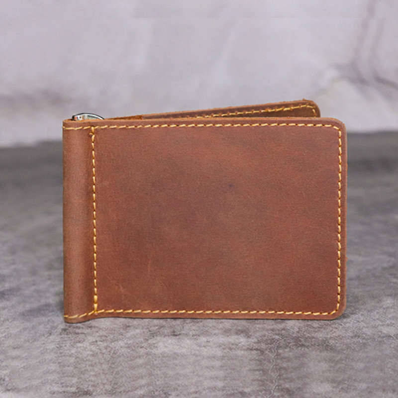 Handmade Genuine Leather Money - Money Clip Magnetic 评论和价格