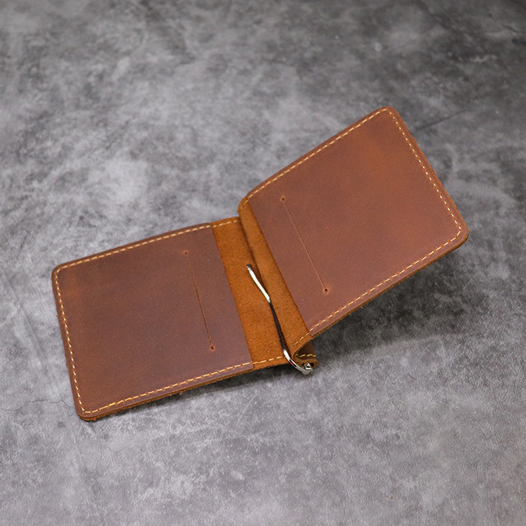 Handmade Genuine Leather Money - Money Clip Magnetic 评论和价格