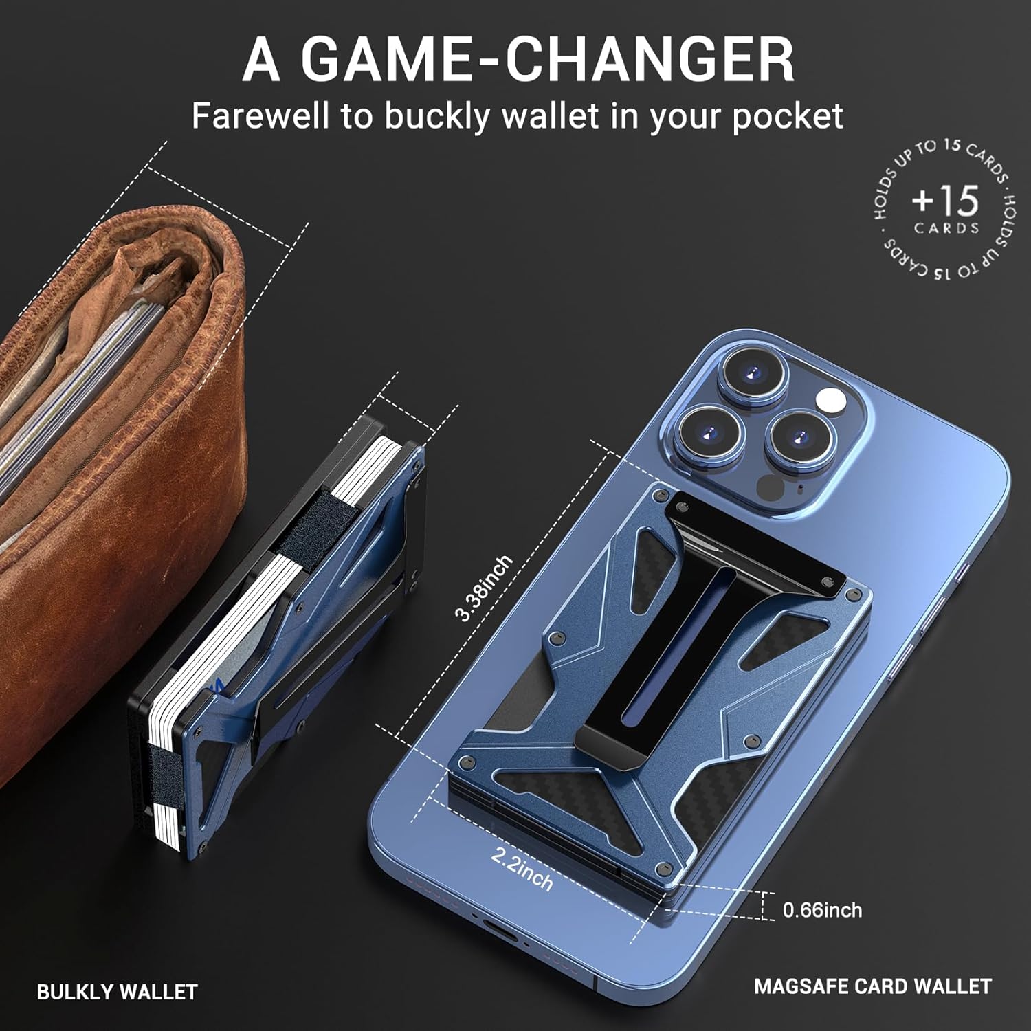 MagSafe Wallet Money Clip with - Money Clip Magnetic 评论和价格