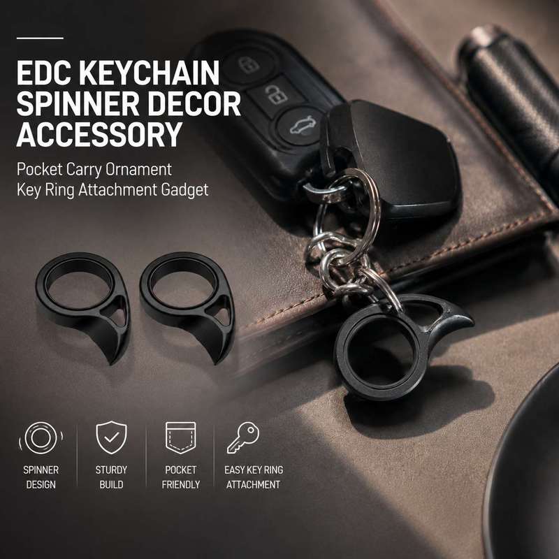 EDC Keychain Spinner Decor Acc - Edc Carry Accessories 评论和价格