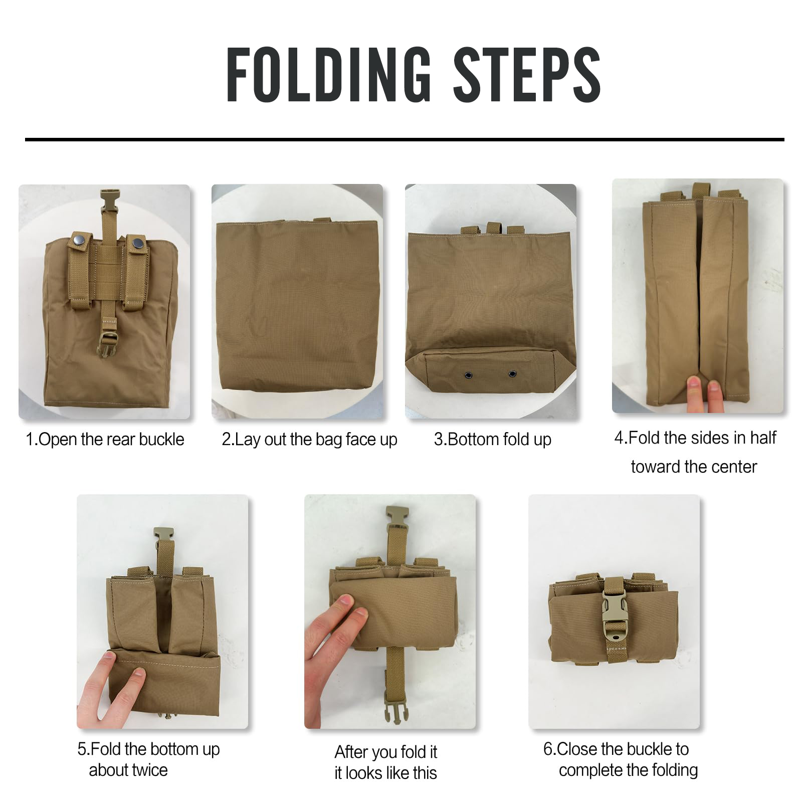 New Molle Folding Dump Drop Ma - Edc Carry Holster 评论和价格