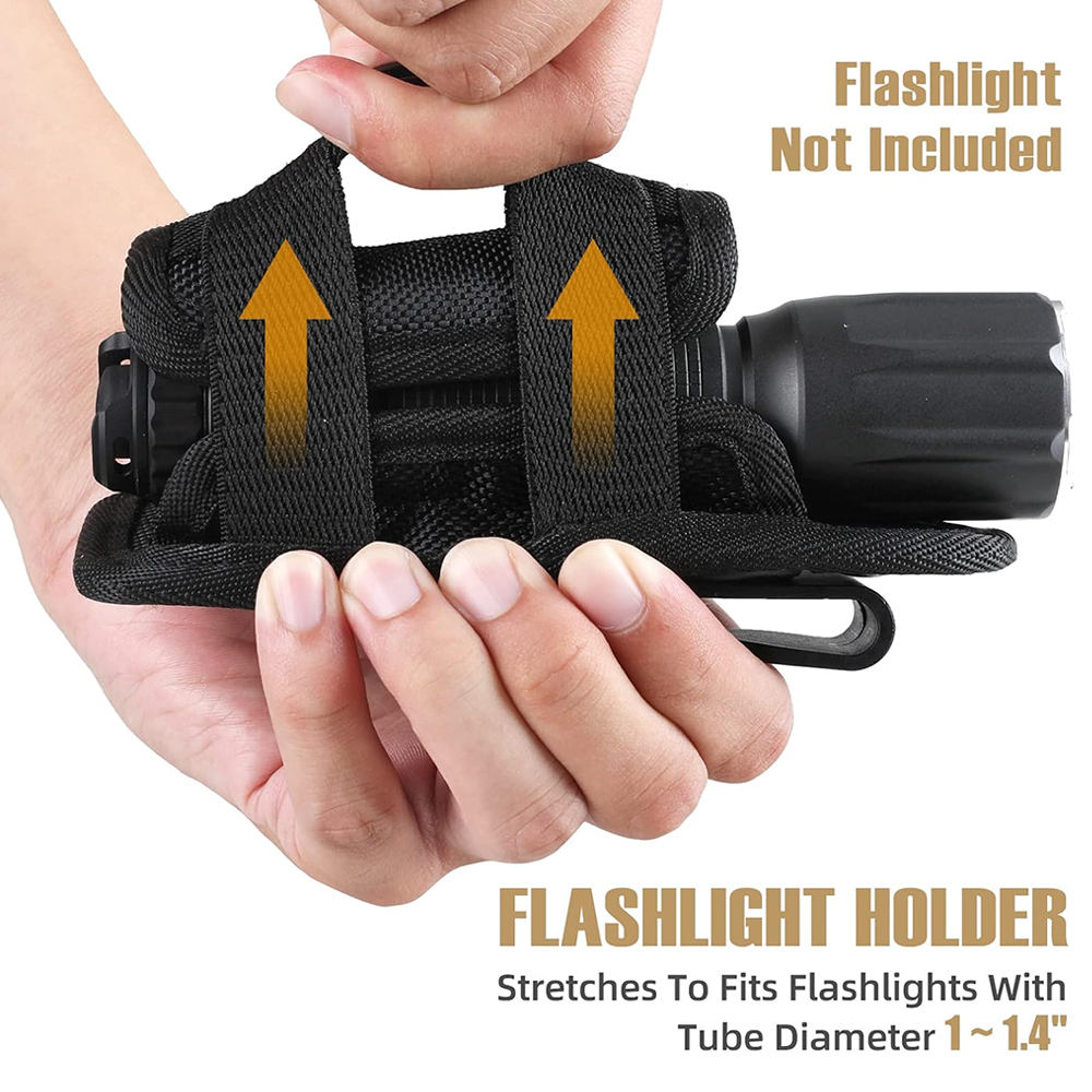 Tactical Flashlight Pouch Hols - Edc Carry Accessories 评论和价格