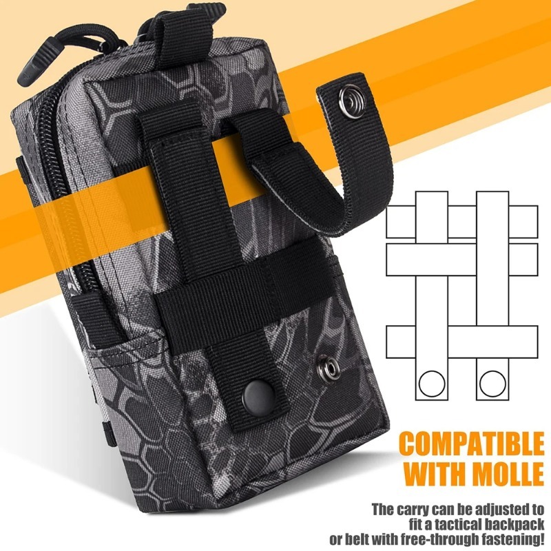 Tactical MOLLE EDC Utility Wai - Edc Carry Holster 评论和价格