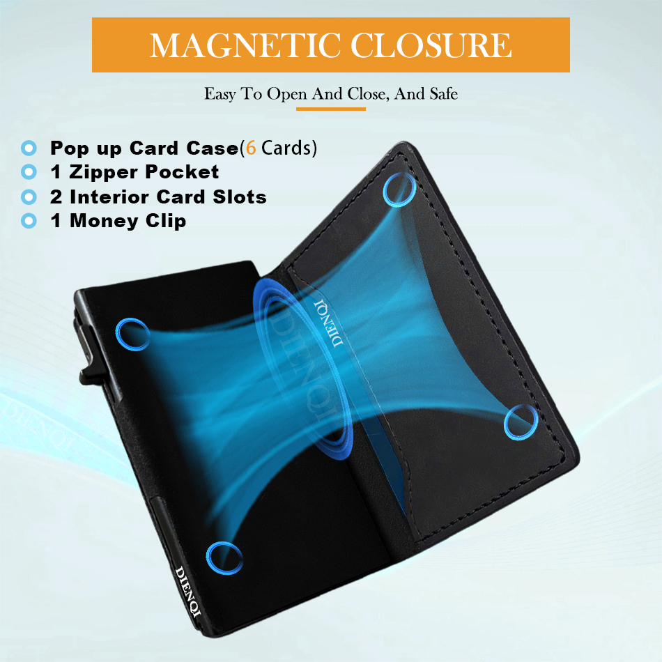 Cowhide Credit Card Holder Gen - Money Clip Magnetic 评论和价格